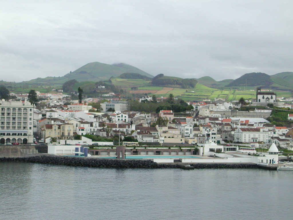 Coming into Ponta Delgado Port